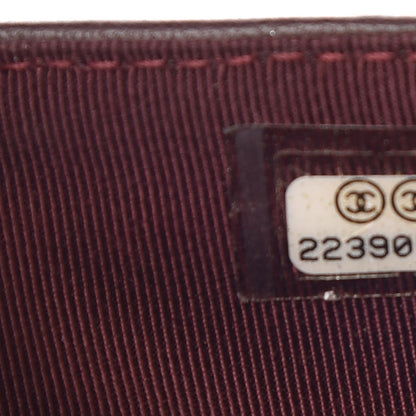 Chanel Lambskin Quilted Zipped Pocket Wallet Black 8 of 9