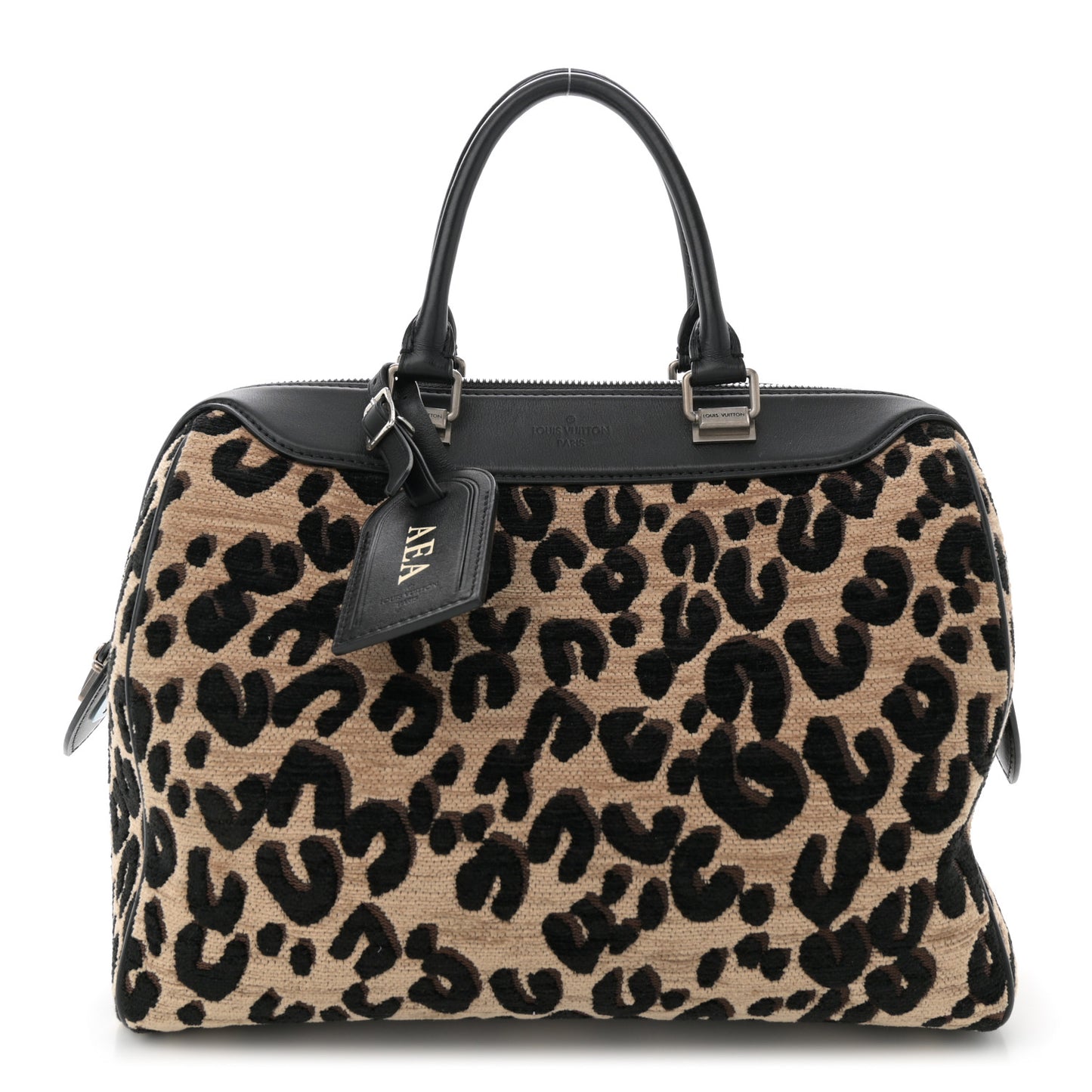 Jacquard Velvet Leopard Print Stephen Sprouse Speedy
