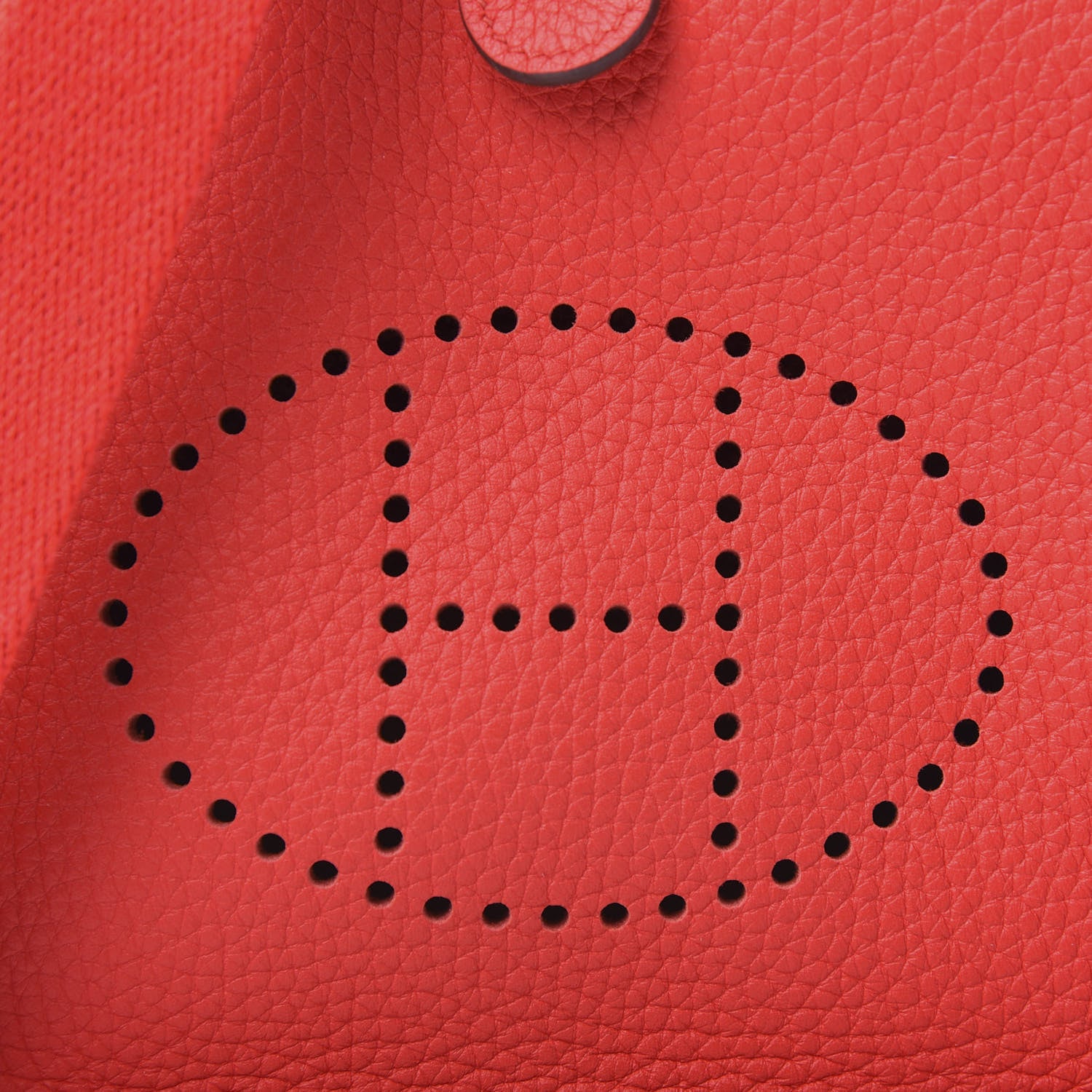 Hermes Taurillon Clemence Evelyne TPM Rouge De Coeur 10 of 11