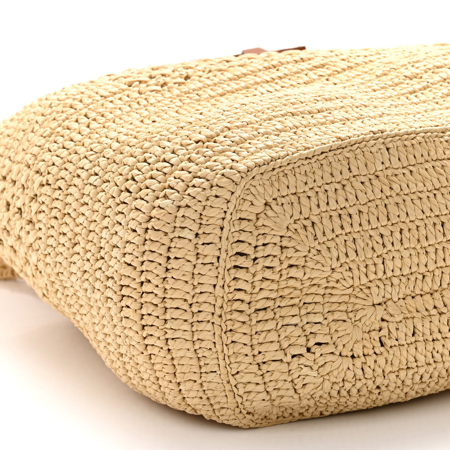 Saint Laurent Raffia Monogram Hobo Naturale 8 of 10