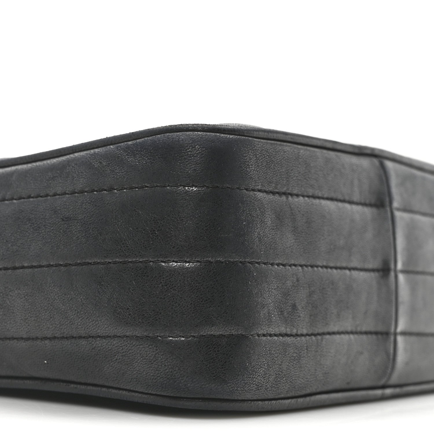 Chanel Lambskin Vertical Quilted Tassel Camera Case Black 9 of 10