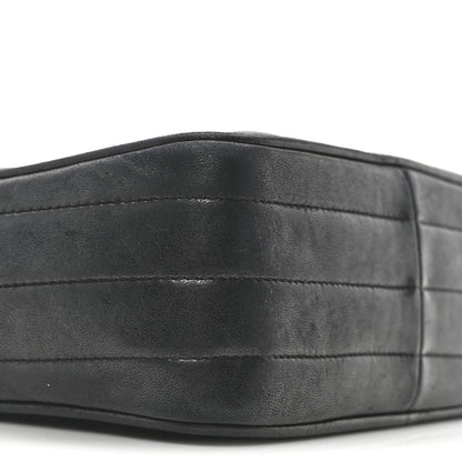 Chanel Lambskin Vertical Quilted Tassel Camera Case Black 9 of 10
