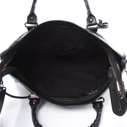 Balenciaga Agneau Graffiti All Over Classic Hardware City Black Multicolor 5 of 10