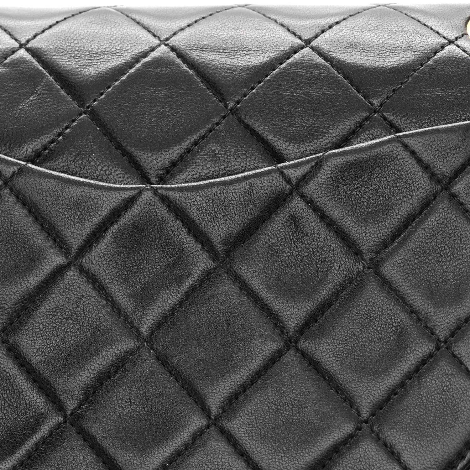 Chanel Lambskin Quilted Small Double Flap Black 15 of 16