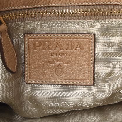 Prada Cervo Drawstring Shopping Bag Naturale 6 of 18