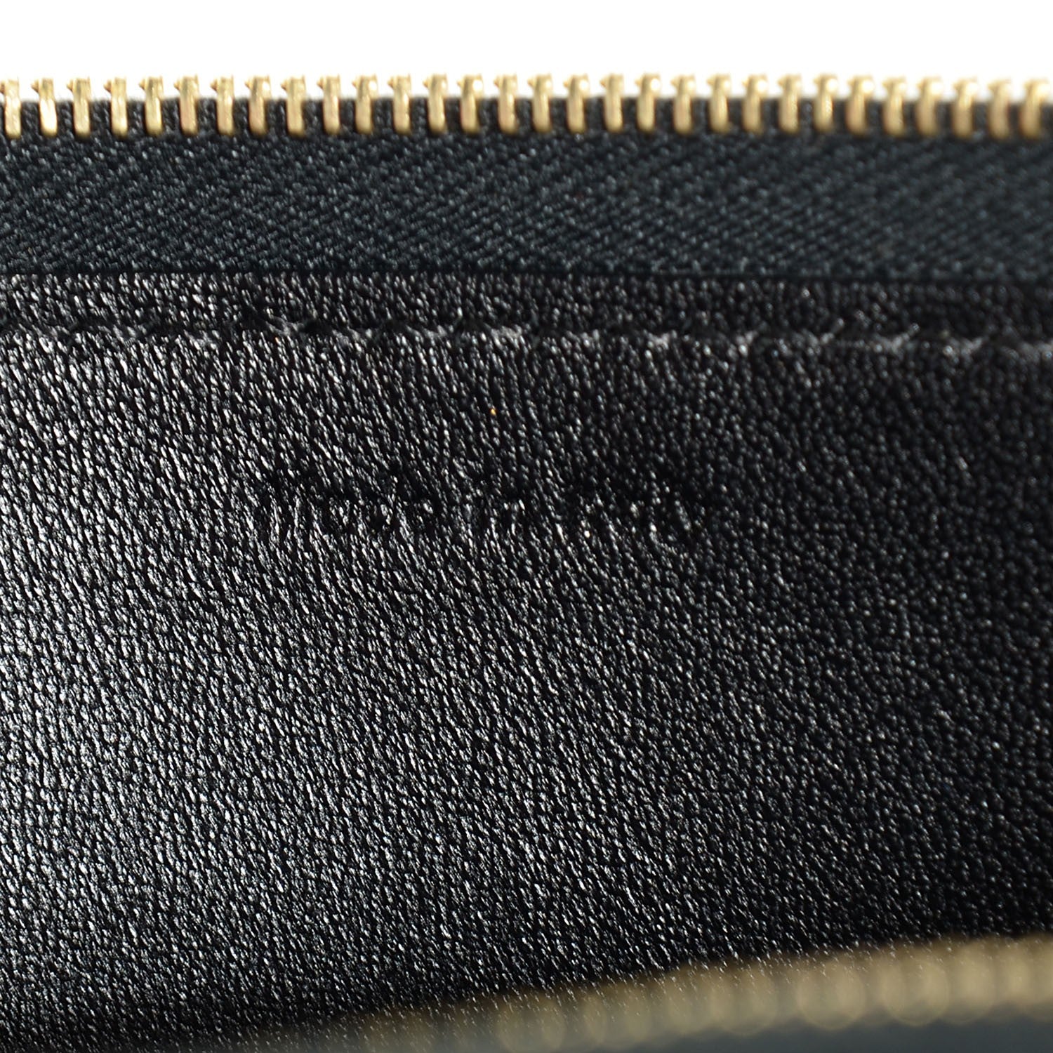 Celine Lambskin Large Zip Around Multifunction Wallet Black 7 of 9