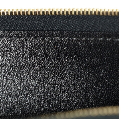 Celine Lambskin Large Zip Around Multifunction Wallet Black 7 of 9