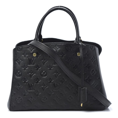 Louis Vuitton Empreinte Montaigne MM Black 1 of 13