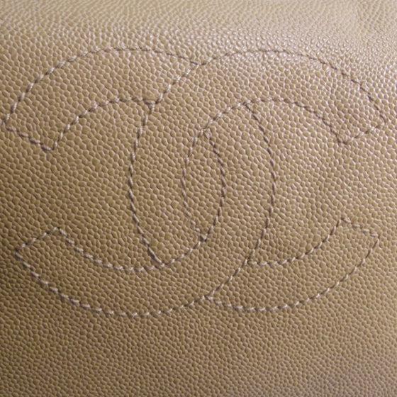 Chanel Caviar CC Wood Chain Hobo Maize 7 of 12