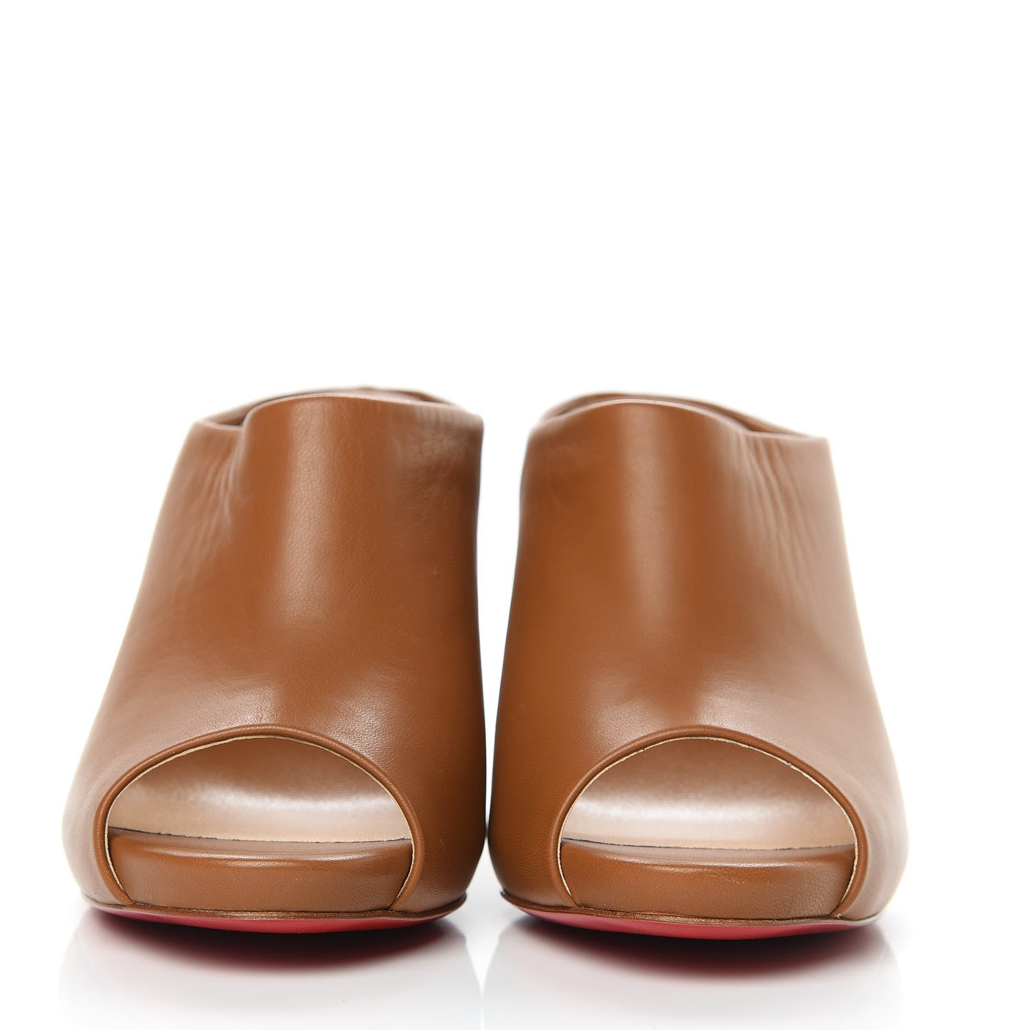 Christian Louboutin Nappa Corinthe 100 Peep Toe Mule 36.5 2 of 9