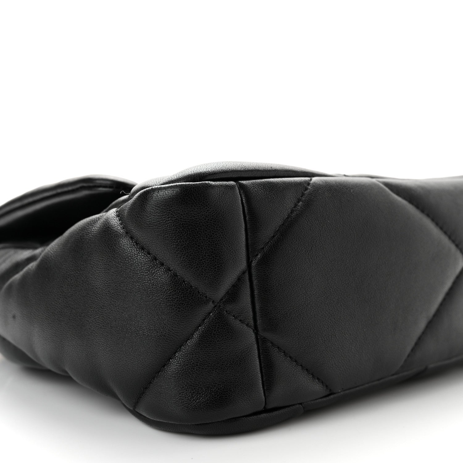 Chanel Lambskin Quilted Medium Chanel 19 Flap Black 9 of 11