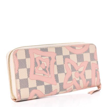 Louis Vuitton Damier Azur Tahitienne Clemence Wallet 3 of 7
