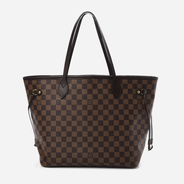 product image of louis vuitton damier ebene neverfull tote FASHIONPHILE