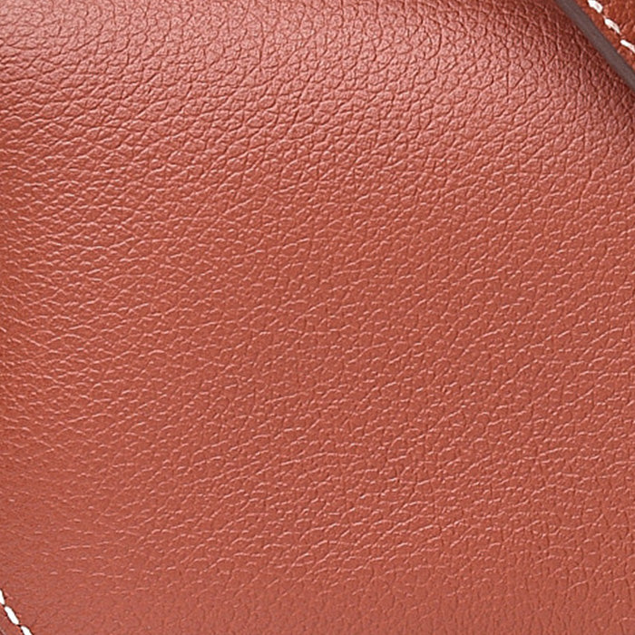 swatch of hermes sienne in evercolor FASHIONPHILE