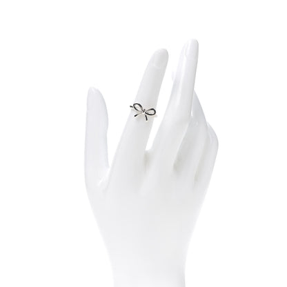 Tiffany Sterling Silver Bow Ring 50 5.5 2 of 5