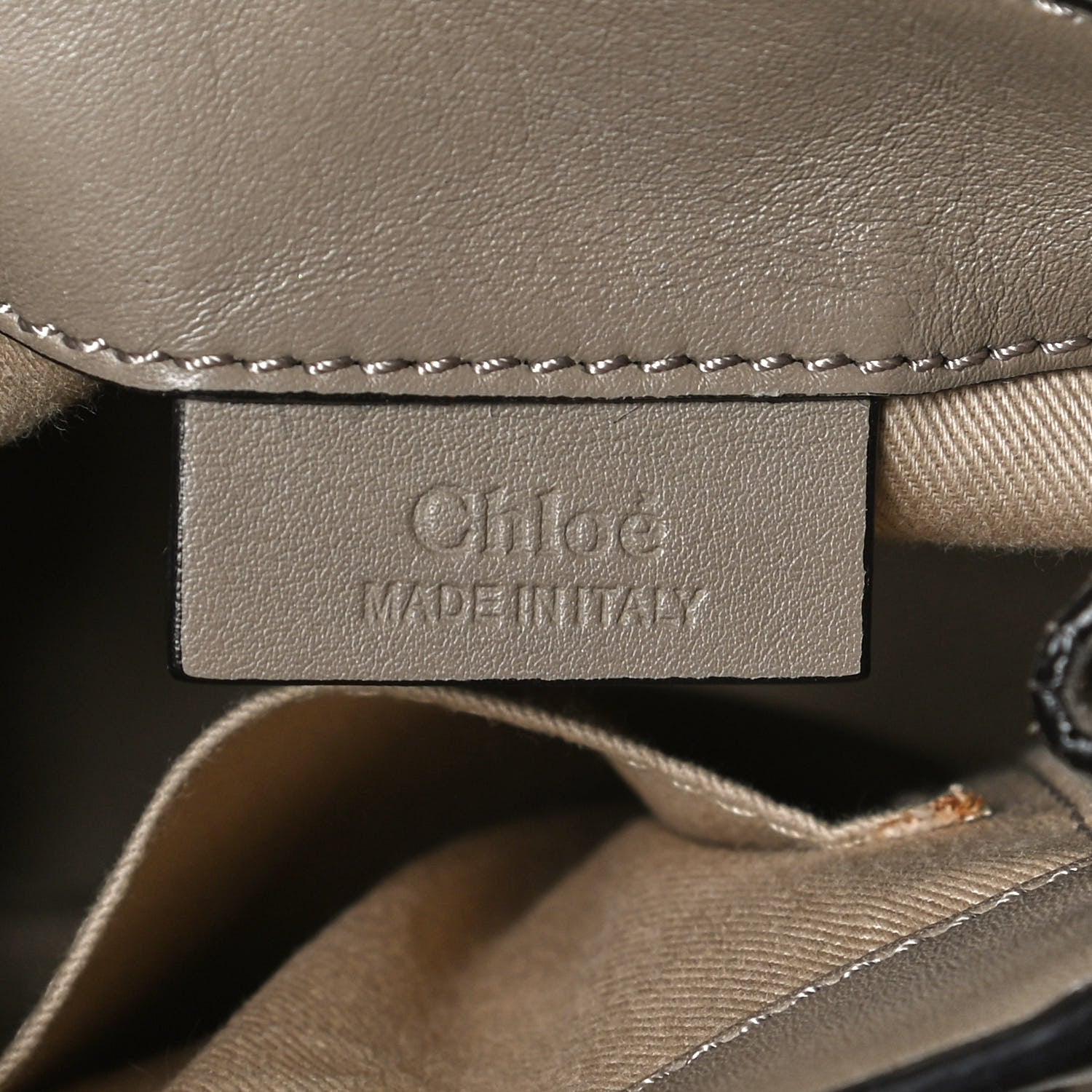 Chloe Suede Calfskin Mini Faye Backpack Motty Grey 6 of 13