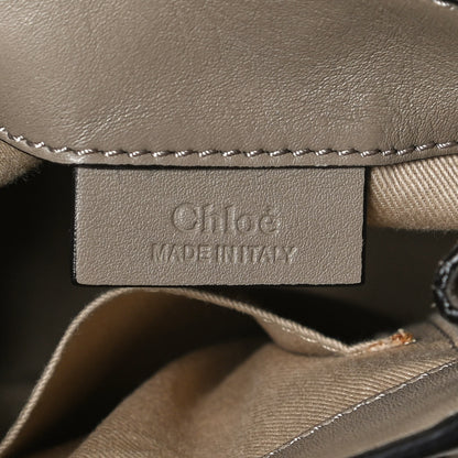 Chloe Suede Calfskin Mini Faye Backpack Motty Grey 6 of 13