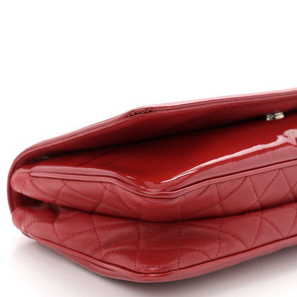 Chanel Patent Lipstick Wallet on Chain Red 9 of 10
