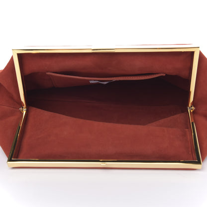 Mansur Gavriel Suede Volume Clutch Brick 5 of 11