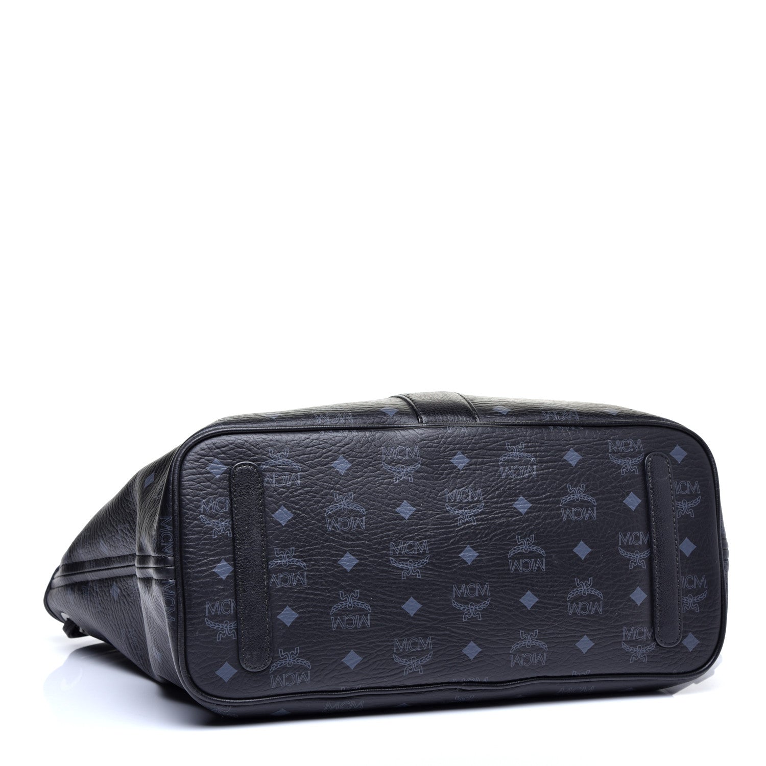 MCM Visetos Medium Liz Reversible Shopper Tote Black 5 of 16