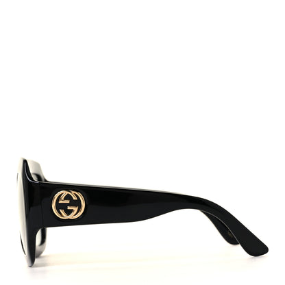 Gucci Acetate Square Frame Sunglasses GG0053S Black 3 of 8