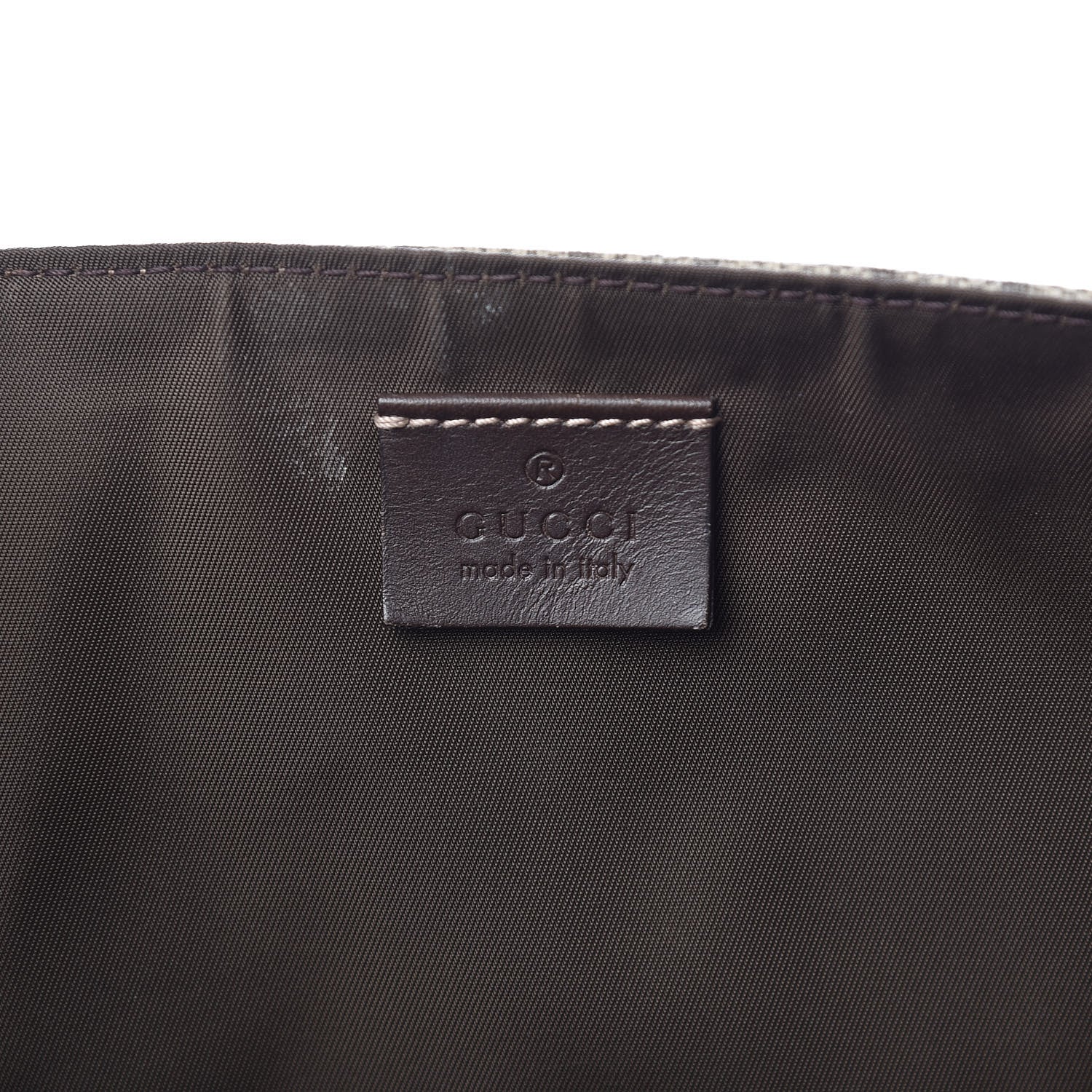 Gucci GG Plus Monogram Messenger Diaper Bag Dark Brown 7 of 14