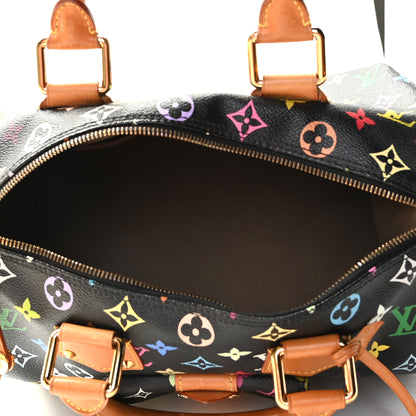 Louis Vuitton Monogram Multicolor Speedy 30 Black 5 of 11