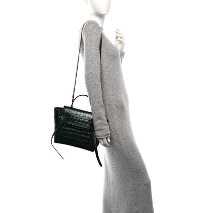 Celine Calfskin Crocodile Embossed Micro Belt Bag Amazone 2 of 9