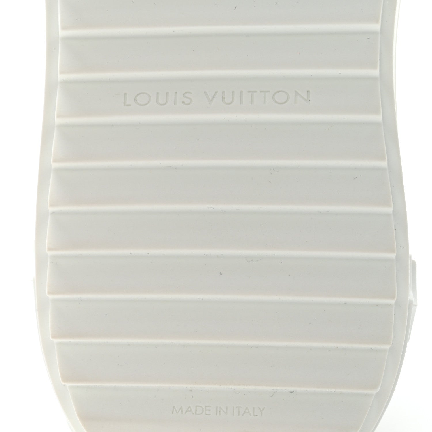 Louis Vuitton Lambskin Embossed Floral Monogram Time Out Sneakers 37.5 White 6 of 10