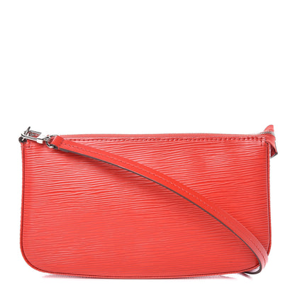 Louis Vuitton Epi Pochette Accessories NM Coquelicot 1 of 9