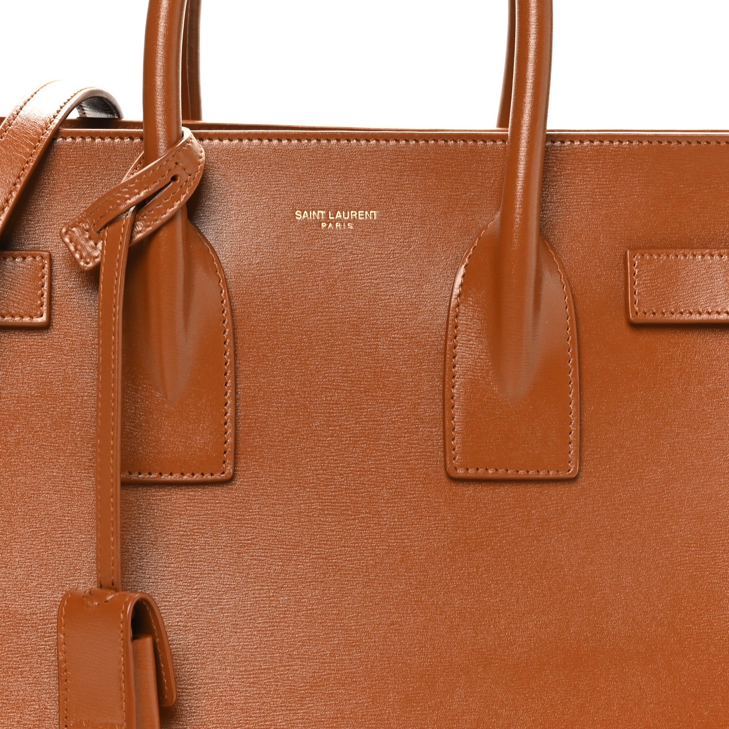 Saint Laurent Calfskin Small Sac De Jour Brown 8 of 10
