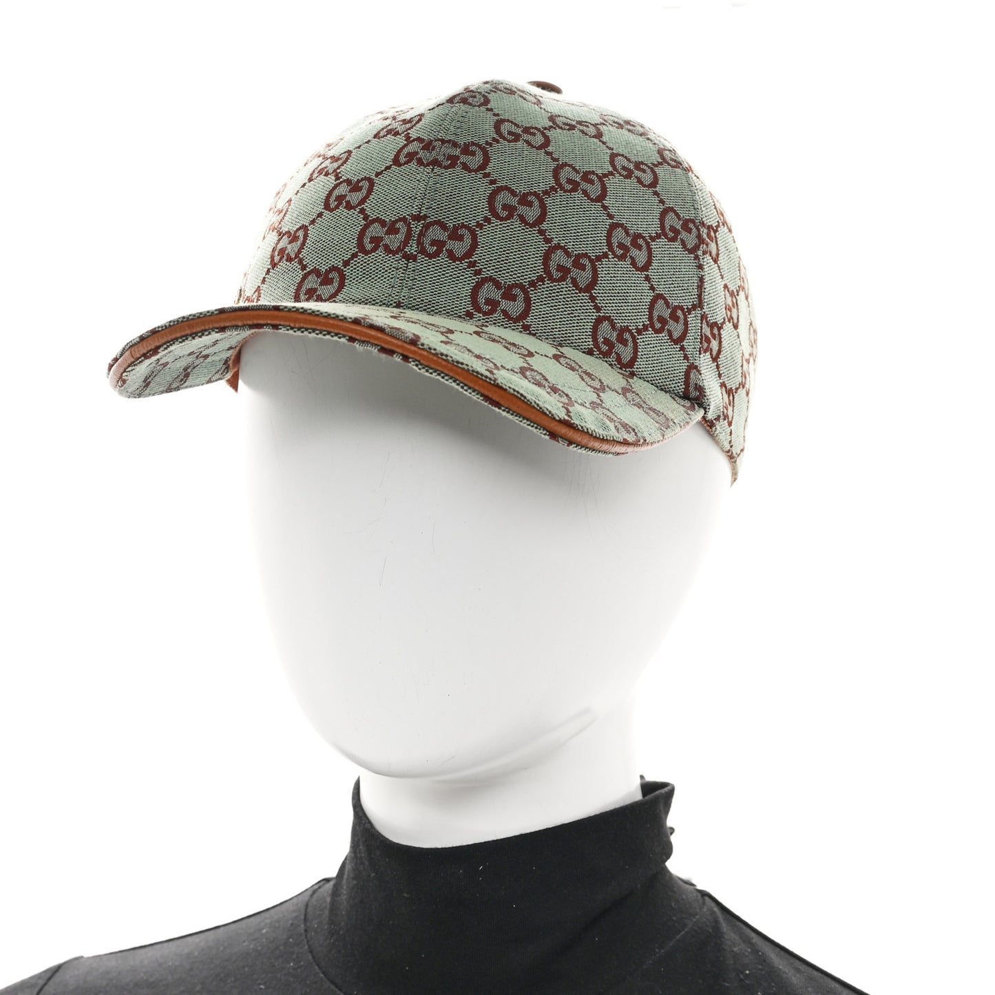 Monogram New GG Baseball Hat L Azure Harness Brown
