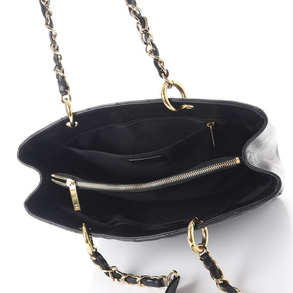 Chanel Caviar Quilted Grand Shopping Tote GST Black 5 of 9