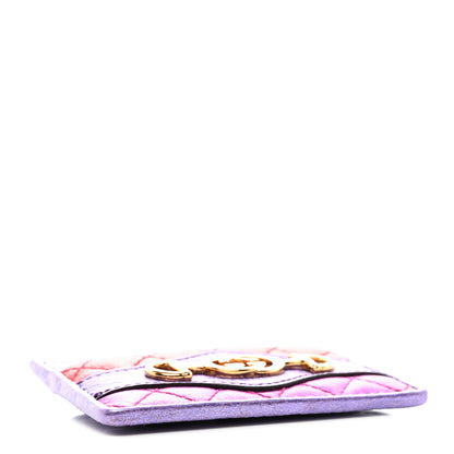 Gucci Laminated Nappa Trapuntata Zumi Card Holder Rosso Fuxia Bizantin 4 of 6