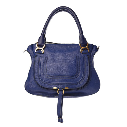 Chloe Calfskin Medium Marcie Satchel Storm Blue 1 of 15