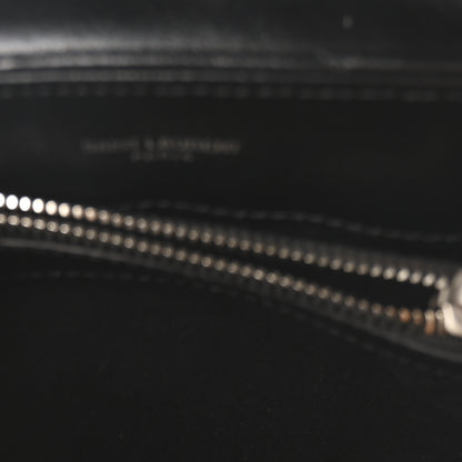 Saint Laurent Calfskin Y Quilted Monogram Small Loulou Chain Satchel Black 5 of 11