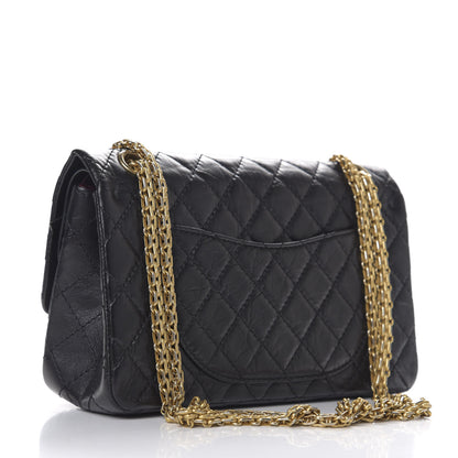 Chanel Aged Calfskin Quilted 2.55 Reissue 225 Flap Black 2 of 10