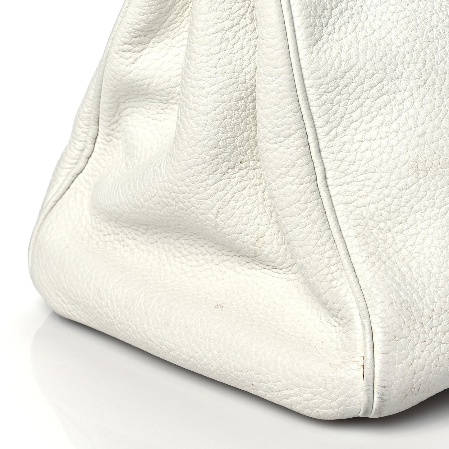Taurillon Clemence Lizard Club Birkin 35 Blanc Gris Perle Sanguine