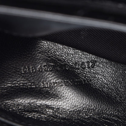 Saint Laurent Velvet Y Quilted Monogram Small Loulou Chain Satchel Black 7 of 11