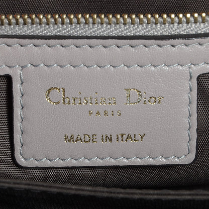 Christian Dior Gaufre Lambskin Cannage Delidior Large Flap Shoulder Bag Grey 6 of 7