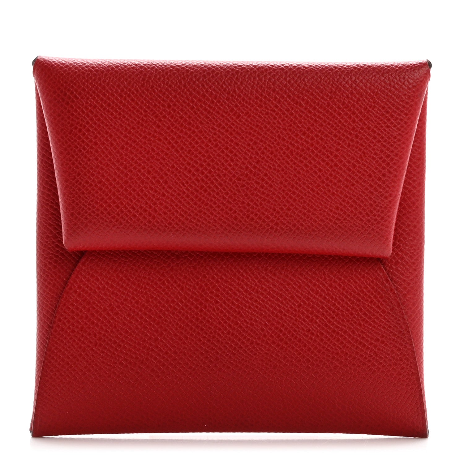 Hermes Madame Calfskin Bastia Coin Purse Rouge Piment 1 of 11