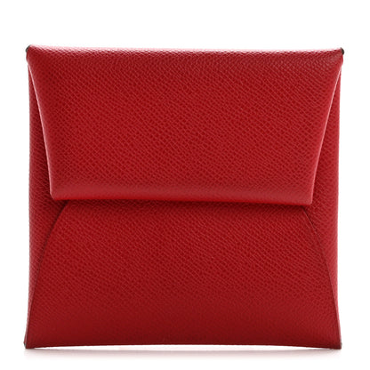 Hermes Madame Calfskin Bastia Coin Purse Rouge Piment 1 of 11