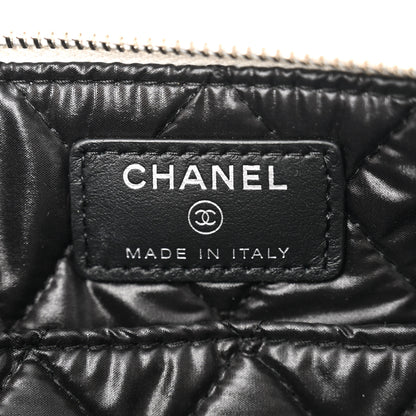 Chanel Metallic Calfskin Keyboard Pouch Silver 6 of 10
