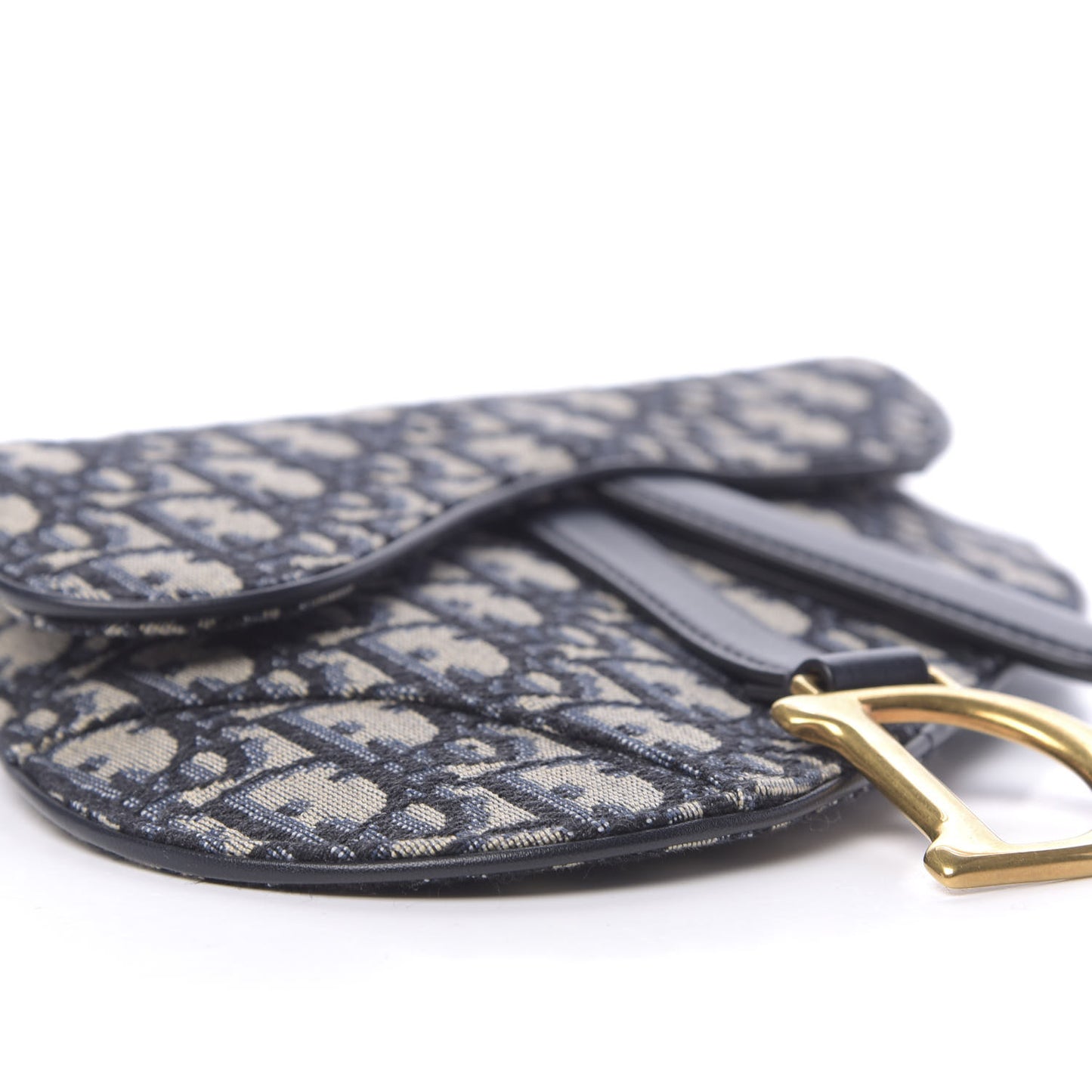 Oblique Saddle Belt Bag Blue