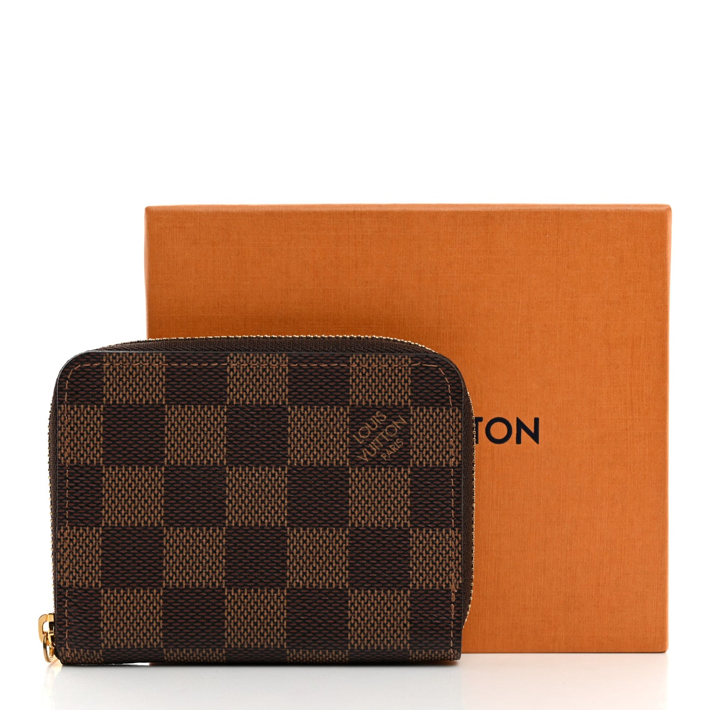 Damier Ebene Zippy Coin Purse