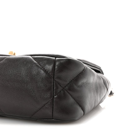 Chanel Lambskin Quilted Medium Chanel 19 Flap Dark Brown 10 of 10