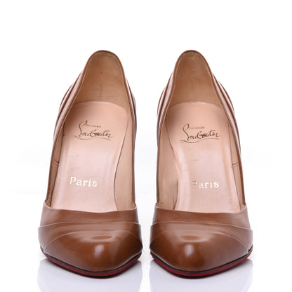 Christian Louboutin Calfskin Insectika 100 Pumps 39 Cuoio 2 of 23