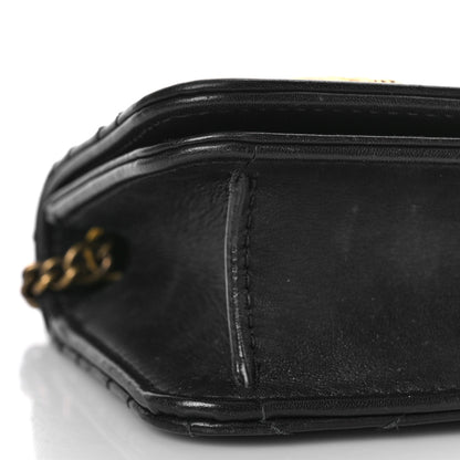 Gucci Calfskin Matelasse Mini Animal Studs GG Marmont Bag Black 7 of 11