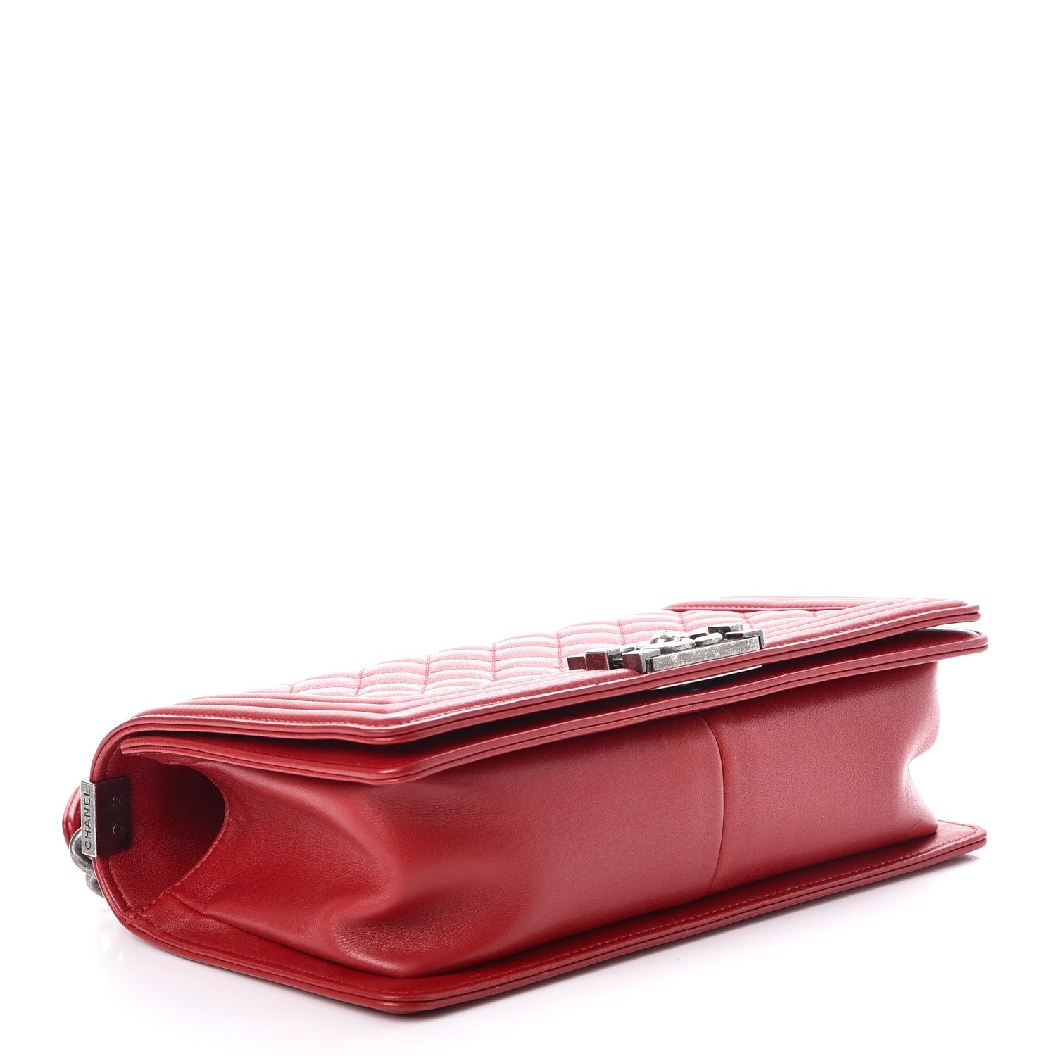 Chanel Calfskin Quilted Medium Boy Flap Red 4 of 7