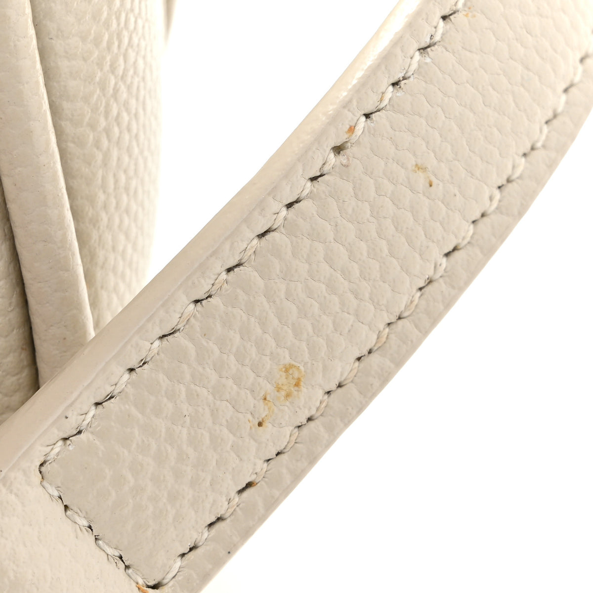 Grain de Poudre Quilted 80's Vanity Bag Crema Soft